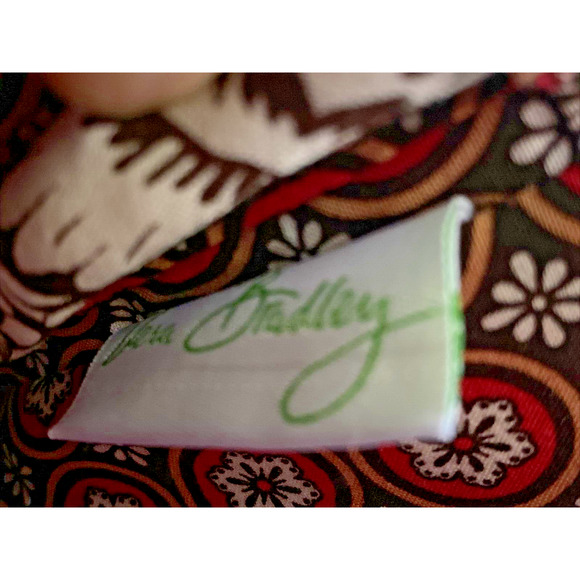 2009 Vera Bradley Knot Just a Clutch Imperial Toile Retired magnetic clutch - Picture 11 of 15